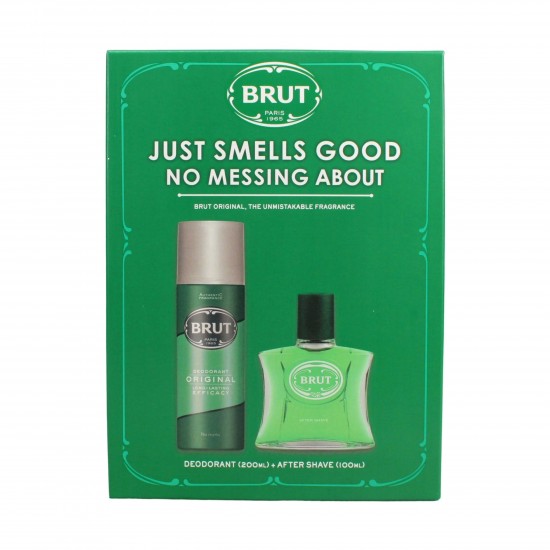 Brut Original Giftset - Deodorant 200ml & Aftershave 100ml (O) Brut Original Giftset - Deodorant 200ml & Aftershave 100ml (O)