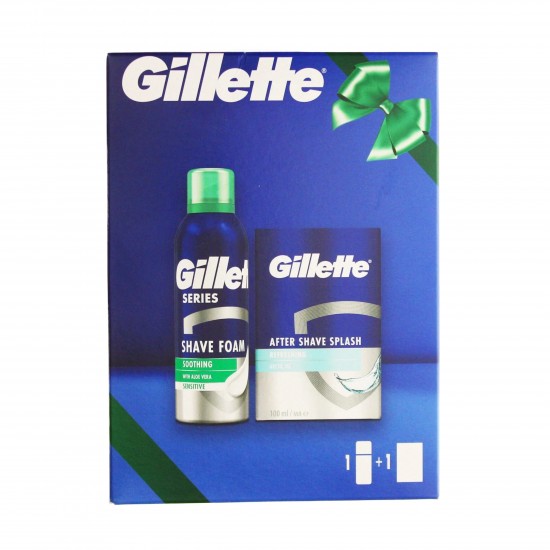 Gillette Giftset - Shave Foam 200ml & After Shave 100ml (O) Gillette Giftset - Shave Foam 200ml & After Shave 100ml (O)