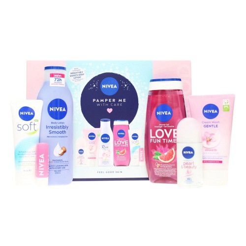 Nivea Pamper Me with Care Giftset - 6 Piece (O)