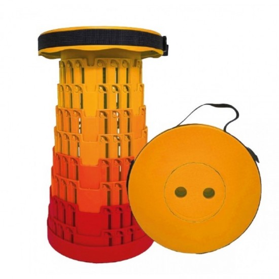 Telescopic Stool Orange Red LP72951