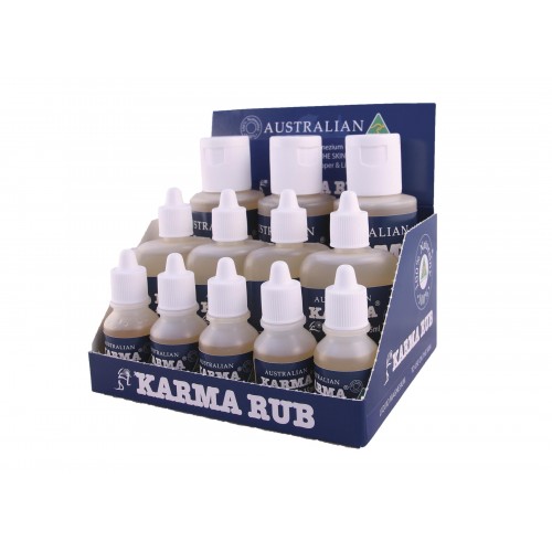 Karma Rub Assorted Display SMALL(5x15ml, 4x45ml, 3x100ml)