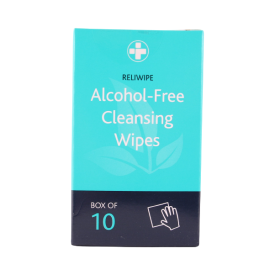 Reliwipe Alcohol-Free Cleansing Wipes 10's