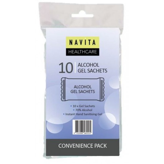 Navita Healthcare Alcohol Gel Sachets 10's