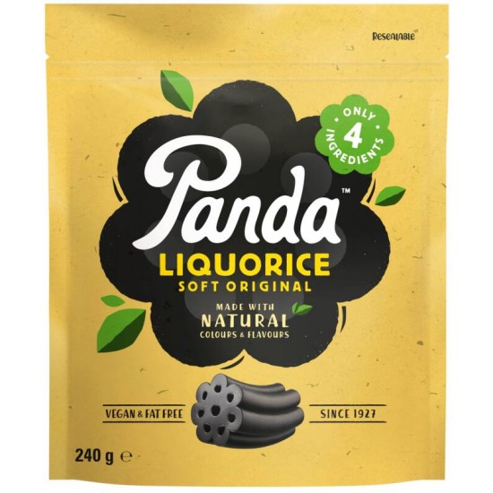 Panda Liquorice BAGS 240g Original