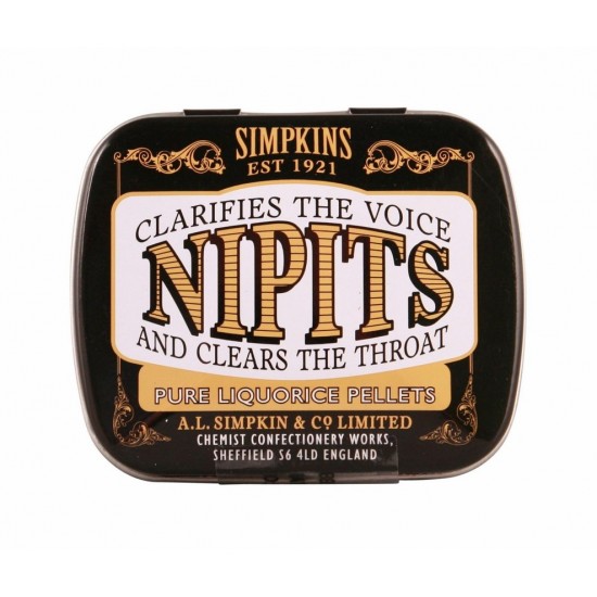 Simpkins Nipits Plain Liquorice Pellets