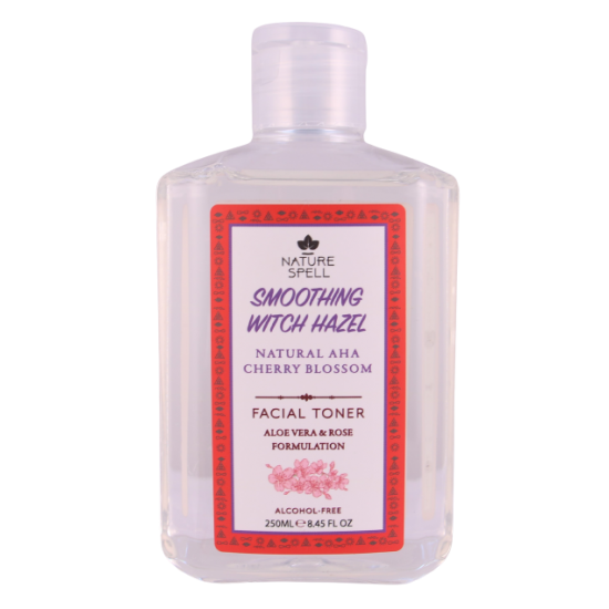 Nature Spell Witch Hazel Facial Toner 250ml Smoothing (D)