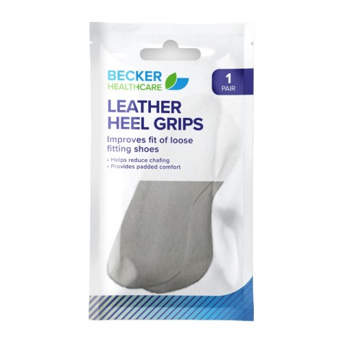 Becker Healthcare Leather Heel Grips 1pair