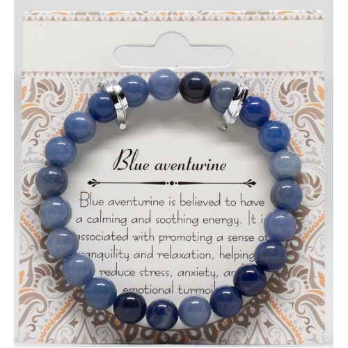 Semi Precious Jewellery Bracelet - Blue Aventurine