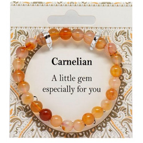 Semi Precious Jewellery Bracelet - Carnelian
