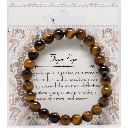 Semi Precious Jewellery Bracelet - Tiger Eye