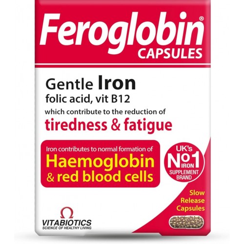 Vitabiotics Feroglobin Capsules 30's