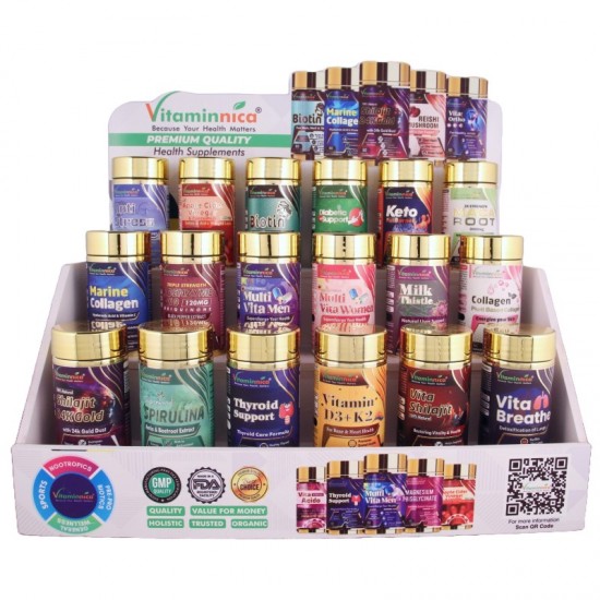 Vitaminnica Display Unit - Display Stand Only Vitaminnica Display Unit - Display Stand Only