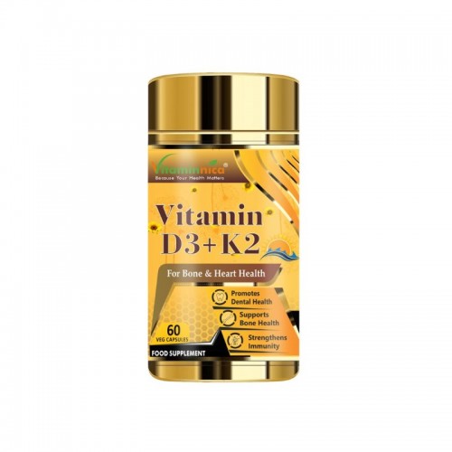 Vitaminnica Vitamin D3+ K2 Capsules 60's