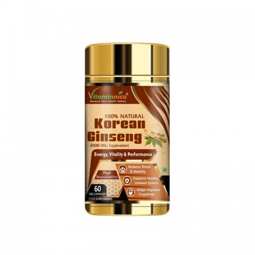 Vitaminnica Korean Ginseng 3000mg Capsules 60's