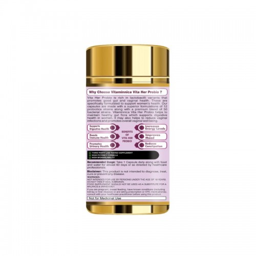 Vitaminnica Vita Her Probio 50 Billion Capsules 60's