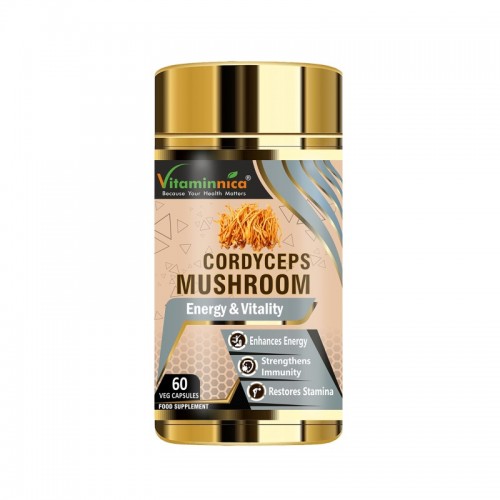 Vitaminnica Cordyceps Mushroom 500mg Capsules 60's