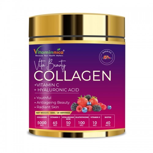 Vitaminnica Collagen Powder 180g MixBerry