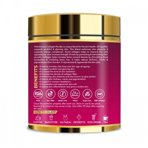 Vitaminnica Collagen Powder 180g Strawberry