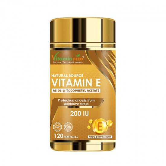 Vitaminnica Vitamin E 200IU Softgels 120's