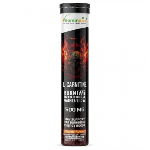 Vitaminnica Effervescent Tablets 20's L-Carnitine 