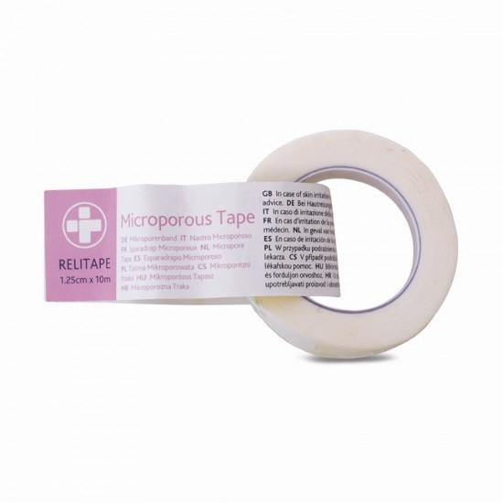 Relitape - Microporous Tape 1.25cm x 10m