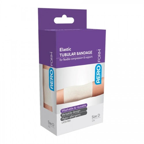 AeroForm Elastic Tubular Bandage Size D - 1m