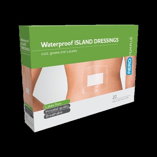 AeroFilm Plus Waterproof Island Dressing 10 x 12cm 20's