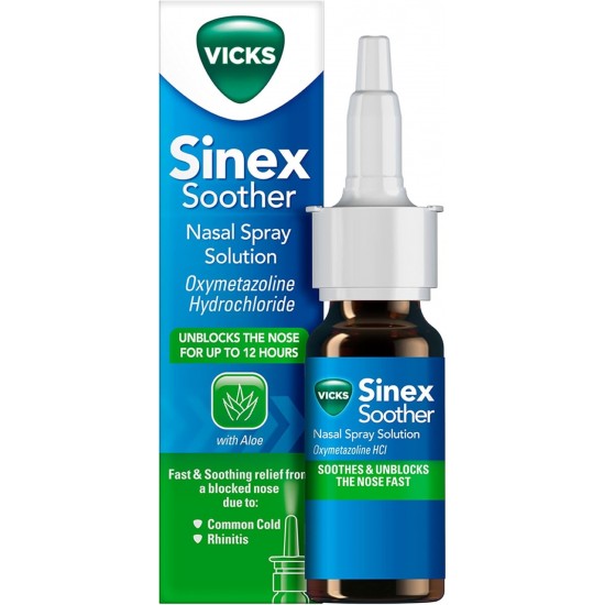 **Vicks Sinex Soother Nasal Spray 15ml [GSL]