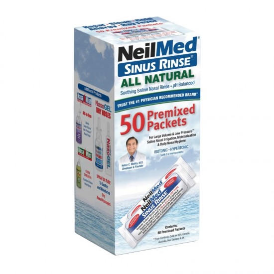 Neilmed Sinus Rinse 50 Premixed Sachets