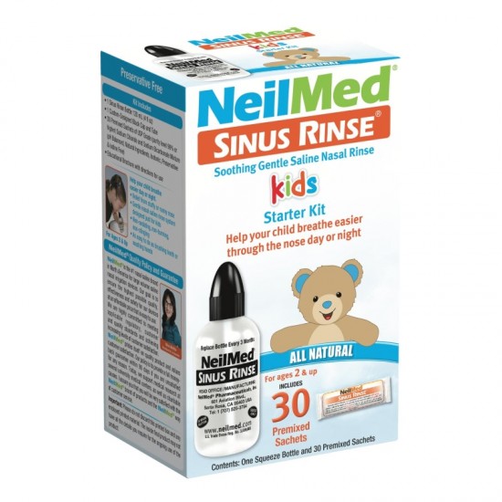 Neilmed Sinus Rinse Paediatric (Kids) Starter Kit + 30 Sachets