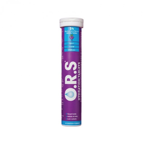 O.R.S. Hydration Tablets 24's Blackcurrant 
