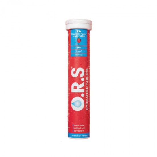 O.R.S. Hydration Tablets 24's Strawberry 