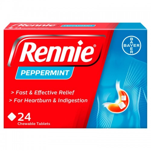 Rennies Tablets 24's Peppermint [GSL]