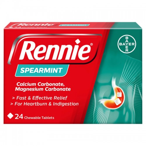 Rennies Tablets 24's Spearmint [GSL]