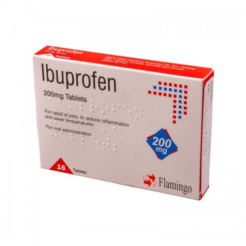 Flamingo Ibuprofen 200mg Tablets 16's [GSL]