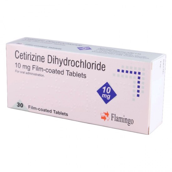 Flamingo Cetirizine Tablets 10mg 30's [GSL]