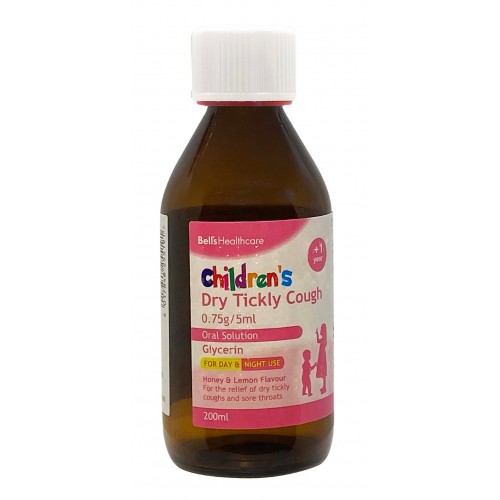 Bell's Dry Tickly Cough 0.75mg/5ml Solution 200ml Children's [GSL]