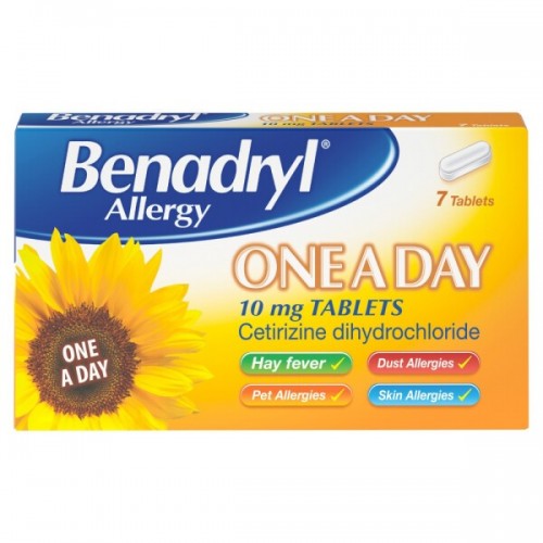 Benadryl Allergy One-a-Day 10mg Tablets 7's [GSL]