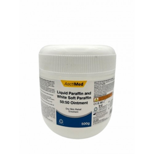 AactiMed Liquid Parafin & White Soft Paraffin 50:50 Ointment 500g