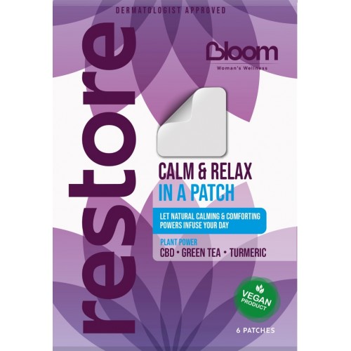 Bloom Women's Wellness Patches Restore - Calm & Relax 6's