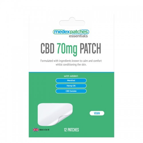 Medex Essentials Patches CBD 70mg 12's