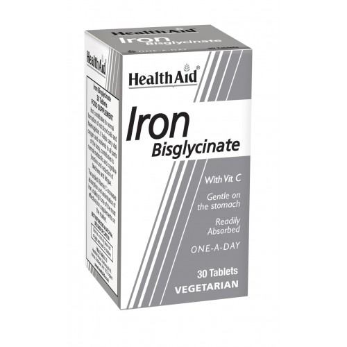 Healthaid Iron Bisglycinate with Vitamin C Tablets 30's