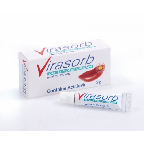 Virasorb Cold Sore 5% Cream 2g [GSL]