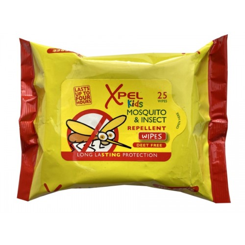 Xpel Kids Mosquito Repellent Wipes 25's