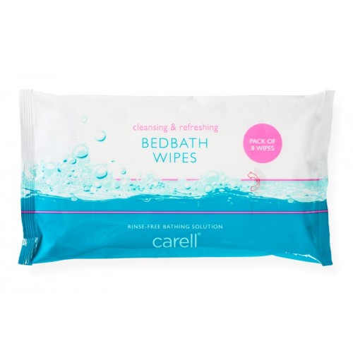 Clinell Carell Bedbath Wipes 8's