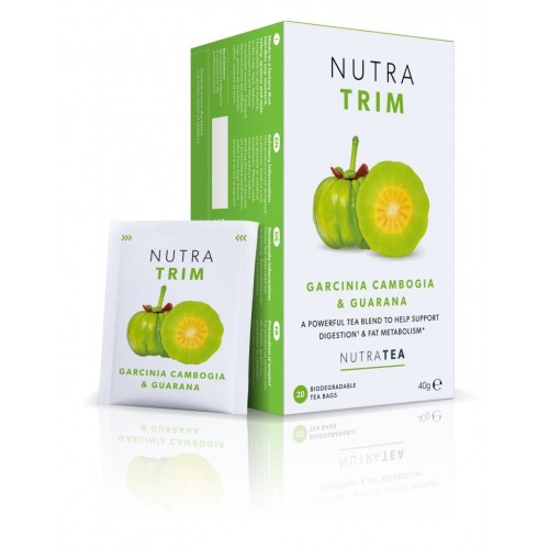 Nutratea Biodegradable Tea Bags 20's Nutra Trim Garcinia Cambogia & Guarana