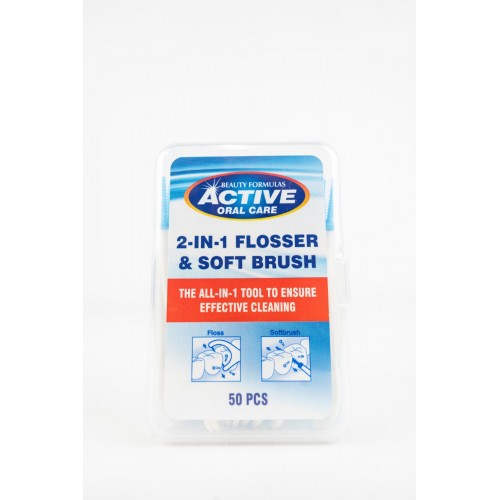 Active 2in1 Flosser Soft Brush 50's