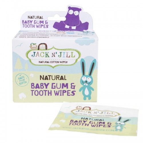 Jack 'N' Jill Natural Baby Gum & Tooth Wipes 25's