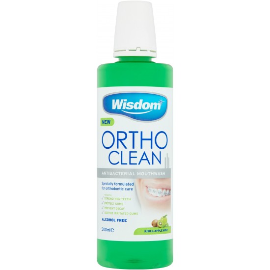 Wisdom Ortho Clean Mouthwash 500ml