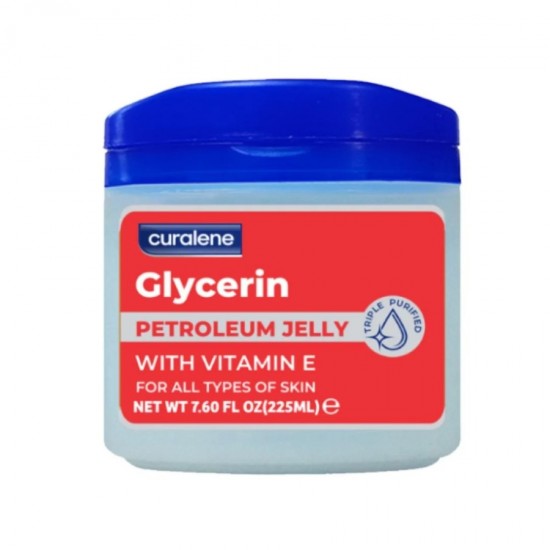 Curalene Petroleum Jelly 225ml Glycerin